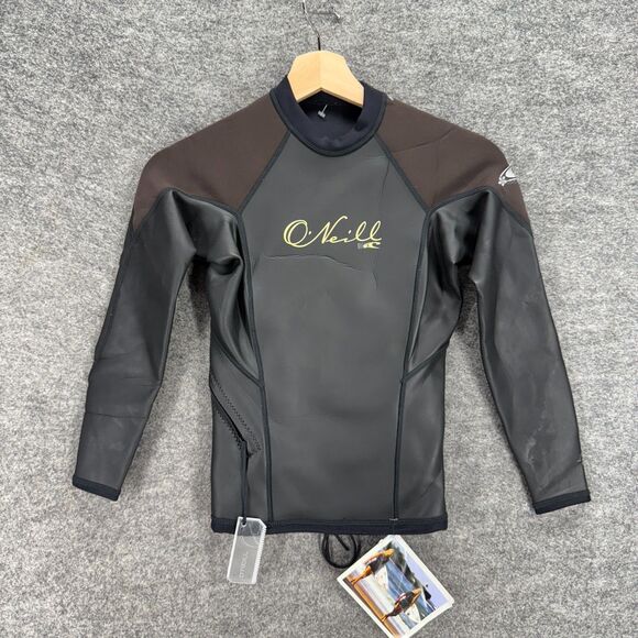 O'Neill GOORU Style #2277 Womens Long Sleeve Wetsuit Size 4 Black Chocolate NEW - Picture 1 of 7